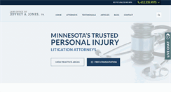 Desktop Screenshot of jeffjoneslawoffice.com