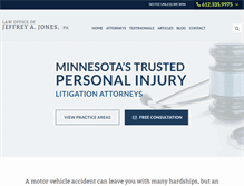 Tablet Screenshot of jeffjoneslawoffice.com